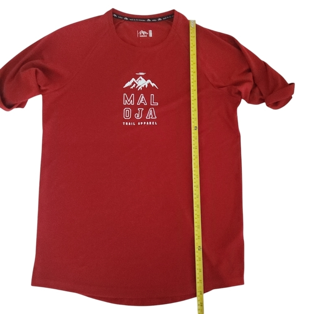 MALOJA Anderterm short sleeve shirt mountain bike red size medium - Picture 13 of 14